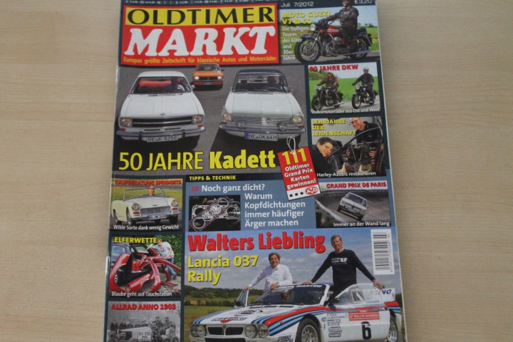 Deckblatt Oldtimer Markt (07/2012)